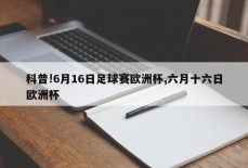 科普!6月16日足球赛欧洲杯,六月十六日欧洲杯