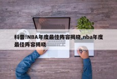 科普!NBA年度最佳阵容揭晓,nba年度最佳阵容揭晓