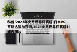 科普!2023年女足世界杯赛程:日本VS哥斯达黎加预测,2023女足世界杯赛程时间表图片