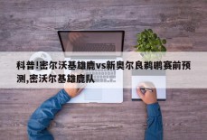 科普!密尔沃基雄鹿vs新奥尔良鹈鹕赛前预测,密沃尔基雄鹿队