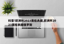 科普!欧洲杯2023赛程表图,欧洲杯2023赛程表图俄罗斯