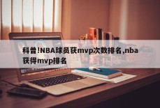 科普!NBA球员获mvp次数排名,nba获得mvp排名