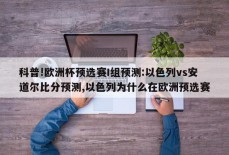 科普!欧洲杯预选赛I组预测:以色列vs安道尔比分预测,以色列为什么在欧洲预选赛