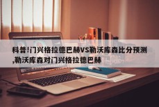 科普!门兴格拉德巴赫VS勒沃库森比分预测,勒沃库森对门兴格拉德巴赫